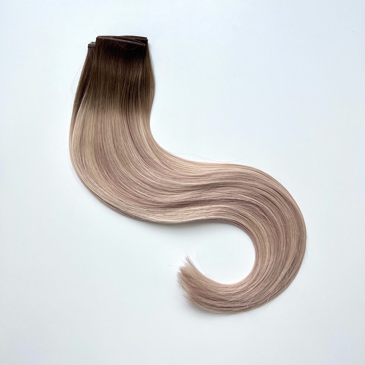 Anne color Siren Hair Extensions featuring a neutral Level 8 base with piano-keyed dimensional blonde ends, including Level 10 neutral and cool/pearl highlights. Perfect for natural blonde styles.