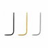 Three J Curve Sewing needles for hair extensions.